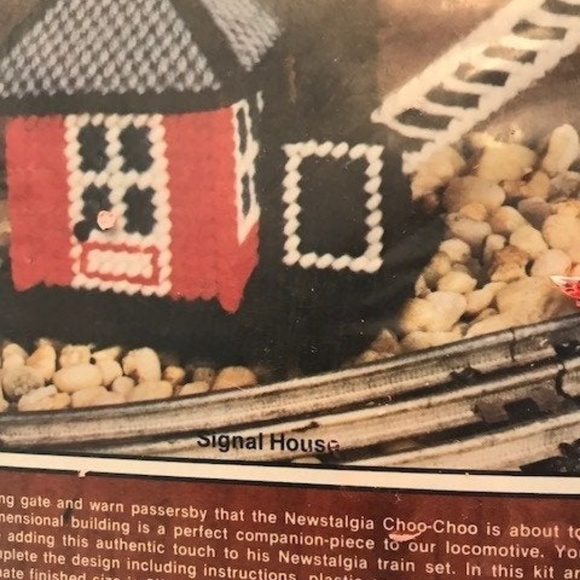 Train Plastic Canvas Kit Newstalgia Designs VTG - Picture 3 of 5